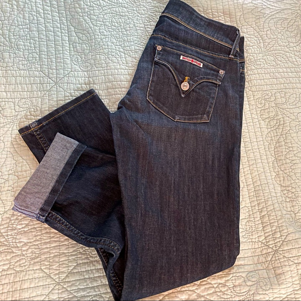 Hudson Collin Flap skinny crop Jean sz 27